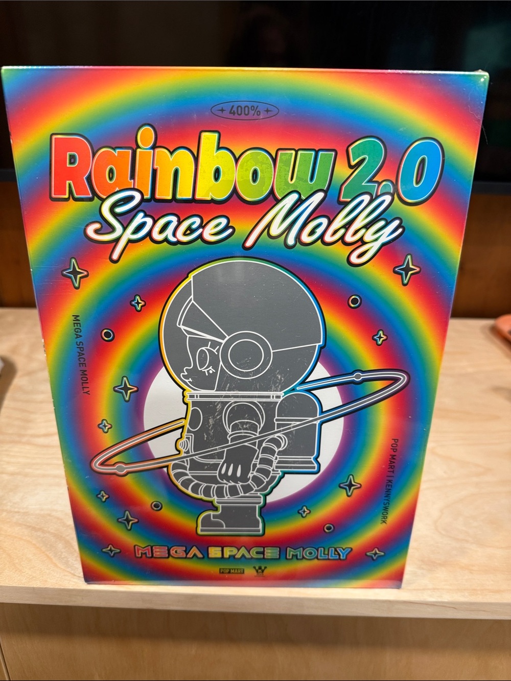 POP MART Rainbow 2.0 Space Molly Collectible Figure - Rainbow